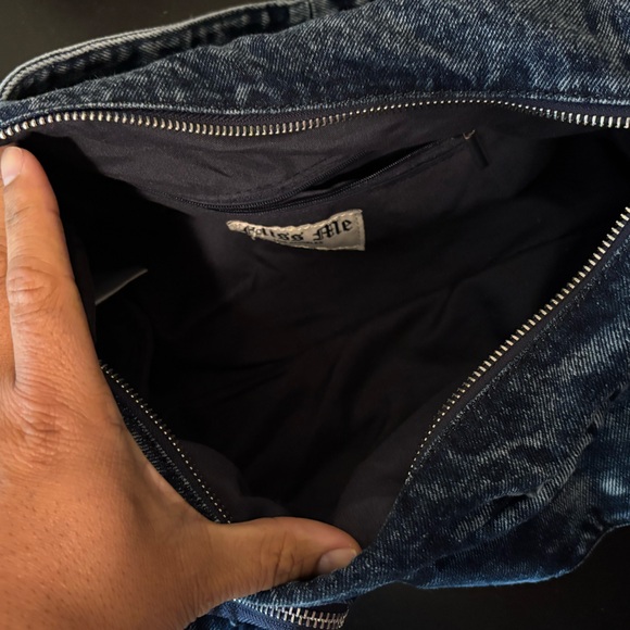 Miss Me ‘Denim Utility’ bag - Picture 4 of 4